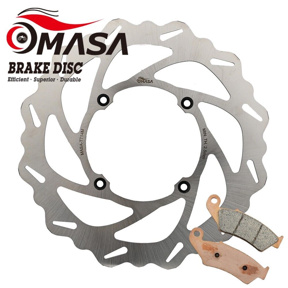 Brake Rotor+Pads for  KAWASAKI KX125 KX250 KLX300R KX500(94-04) KLX650R(93-97)