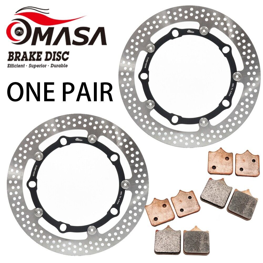 Brake Rotor+Pads for BMW S1000 R CAST WHEEL 14-20 S1000 RR 10-15