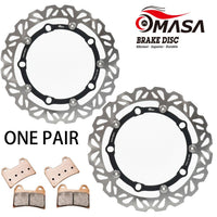 BrakeRotor+Pads for BMW R NINE T SCRAMBLER 16-21 R NINE T URBAN G/S 17-21