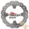Brake Rotor+Pads for DUCATI MONSTER 1100 MONSTER 1100 S 09-10 MONSTER EVO 11-12