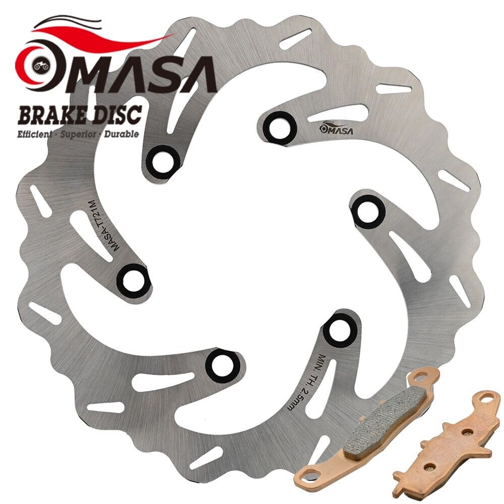 Brake Rotor+Pads forKAWASAKI KX80(97-99)/KX85(00-23)KX85BIG WHEEL/KX100(05-17)
