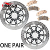 Brake Rotor+Pads for DUCATI MULTISTRADA S TOURING ABS 15-16